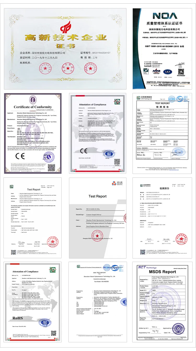 Certifications