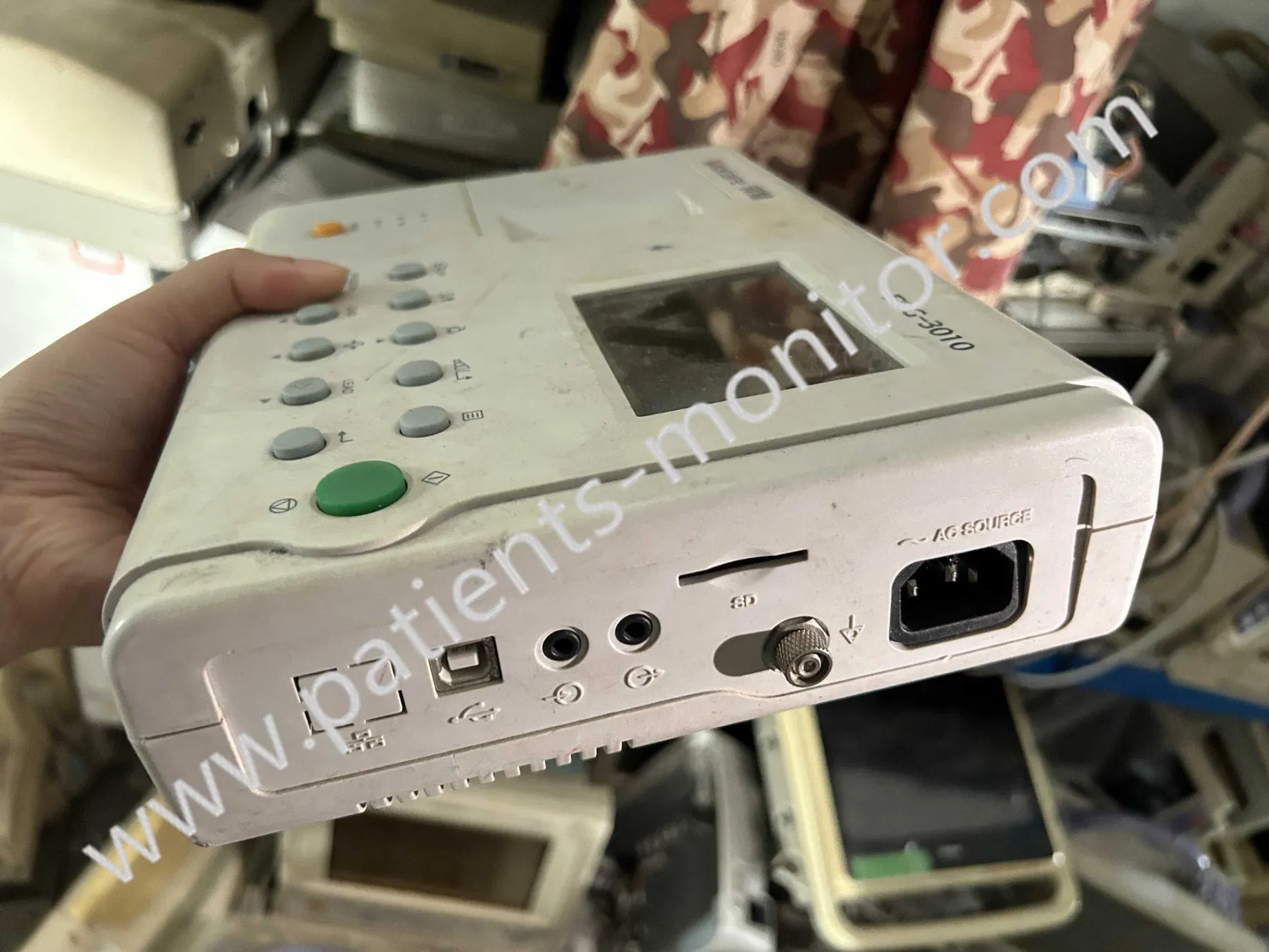 ECG-3010 ECG Machine Electrocardiograph 3 Channel Used Medical Equipment