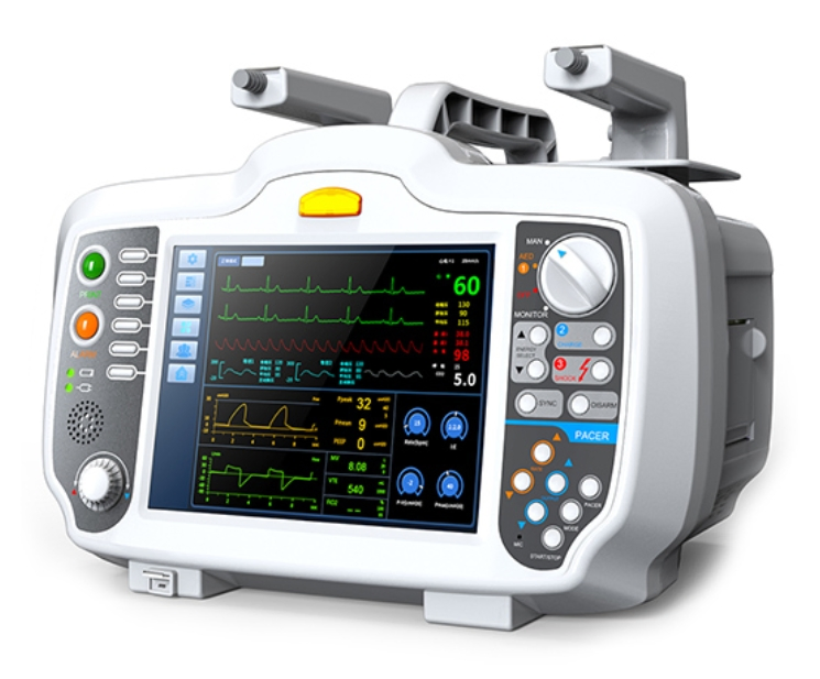 Portable Biphasic External Defibrillator Machine Aed Automatic External Heart Defibrillator Monitor