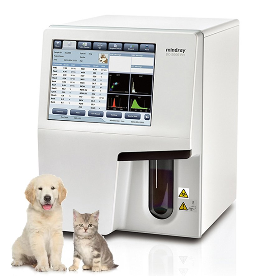 Mindray Bc-5000 Vet Veterinary Medical Equipment Blood Analyzer High Quality Vet Hematology Analyzer for Dog Cat