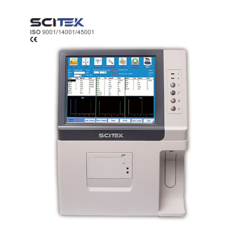 SCITEK 3 Part Auto Hematology Analyzer high-throughput testing large screen