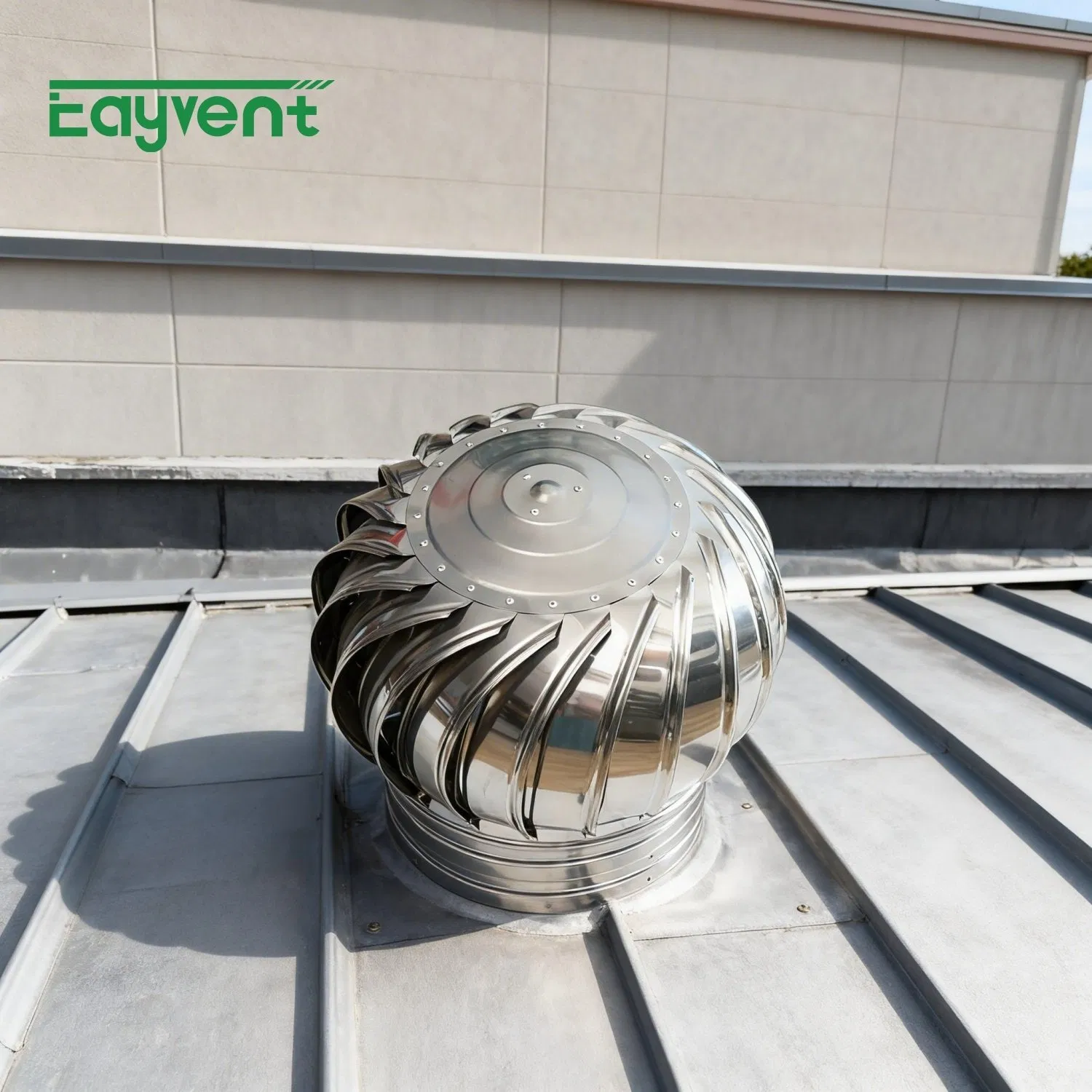 High Quality Stainless Steel Roof Ventilator with Spherical Design for Efficient Natural Air Extraction in Industrial Buildings