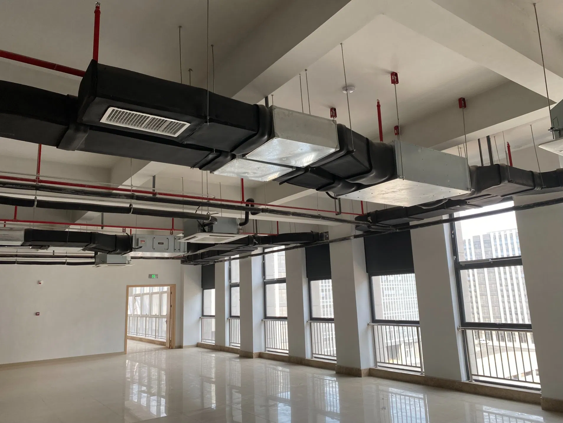 Home Radiator Ceiling Fan Ventilator with Impeller Hrv Air Recuperator Erv Fresh Air System