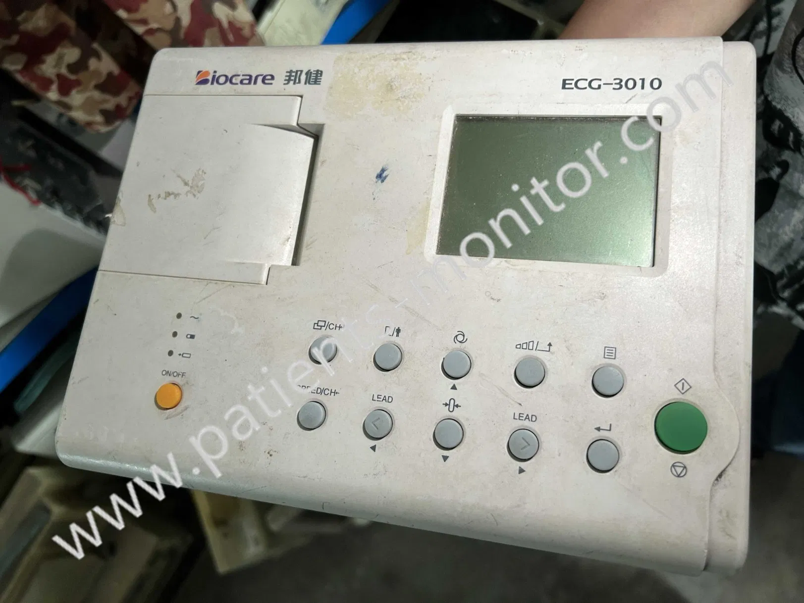 ECG-3010 ECG Machine Electrocardiograph 3 Channel Used Medical Equipment