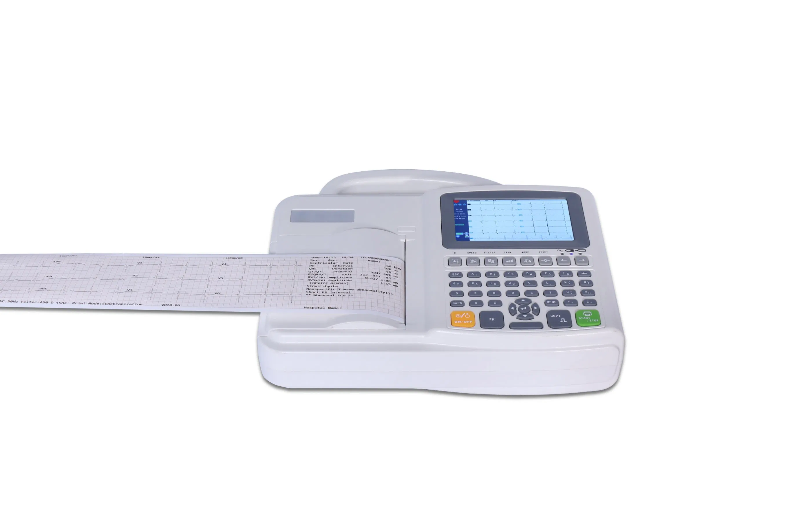 Medical Portable 3 Channel Electrocardiograph Machine ECG Price