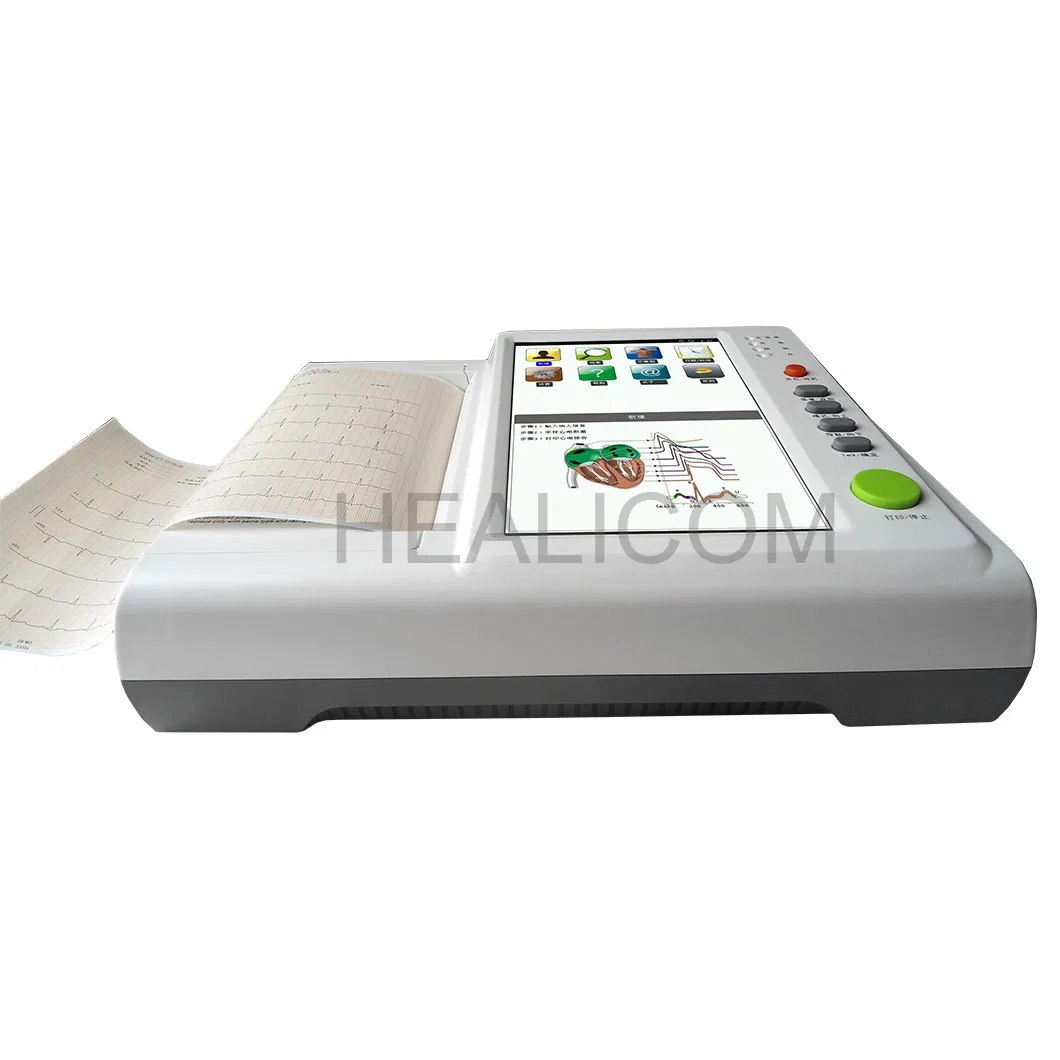 He-1201 Touch-Screen Digital 12 Lead ECG Electrocardiograph