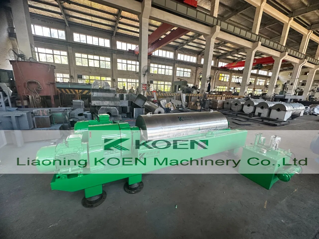 China Supplier 2 Phase Waste Water Treatment Industrial Horizontal Decanter Centrifuge