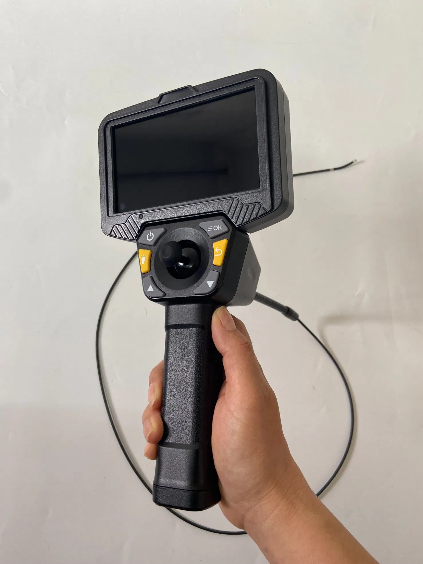 2.8mm Industrial Video Inspection Endoscope with 5 Inch Monitor, WiFi Function, 1m Length