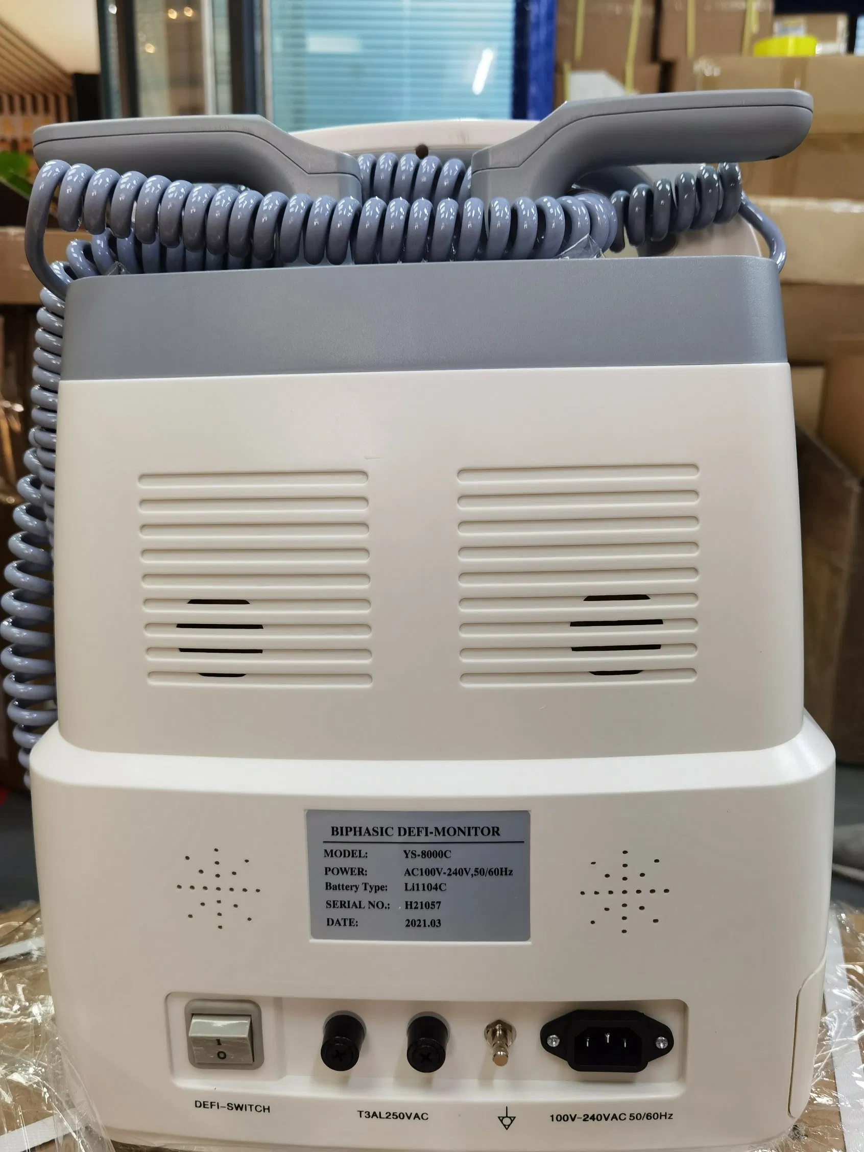 Ys-8000c Hospital Monophasic Portable Defibrillator