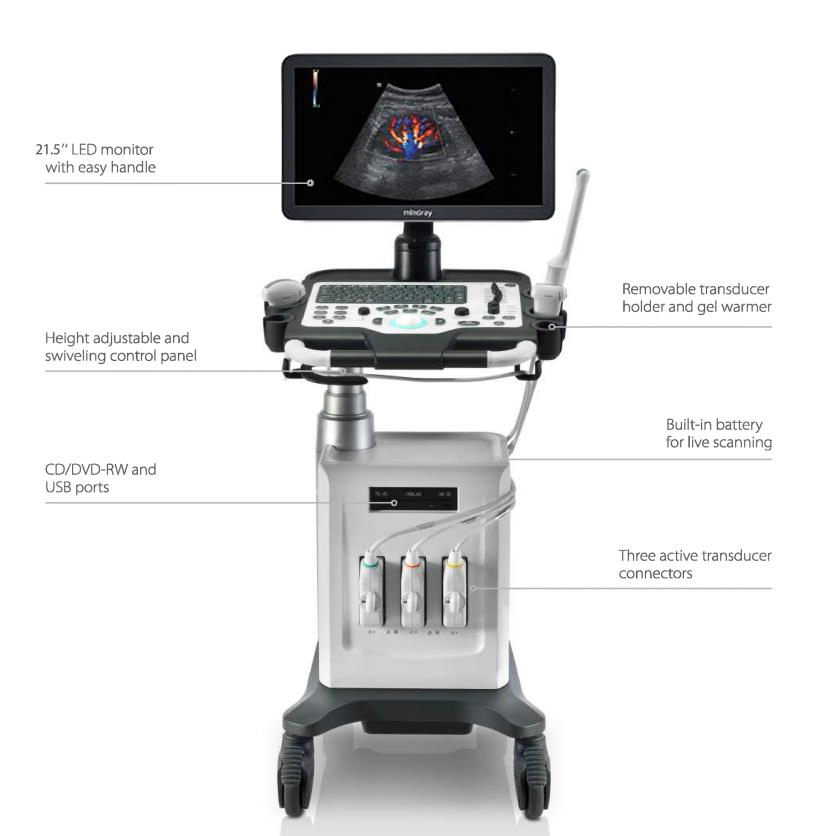 Mindray DC-26 DC28 Color Doppler Trolley Ultrasound Machine Ultrasound Scan Machine Ultrasound Scanner