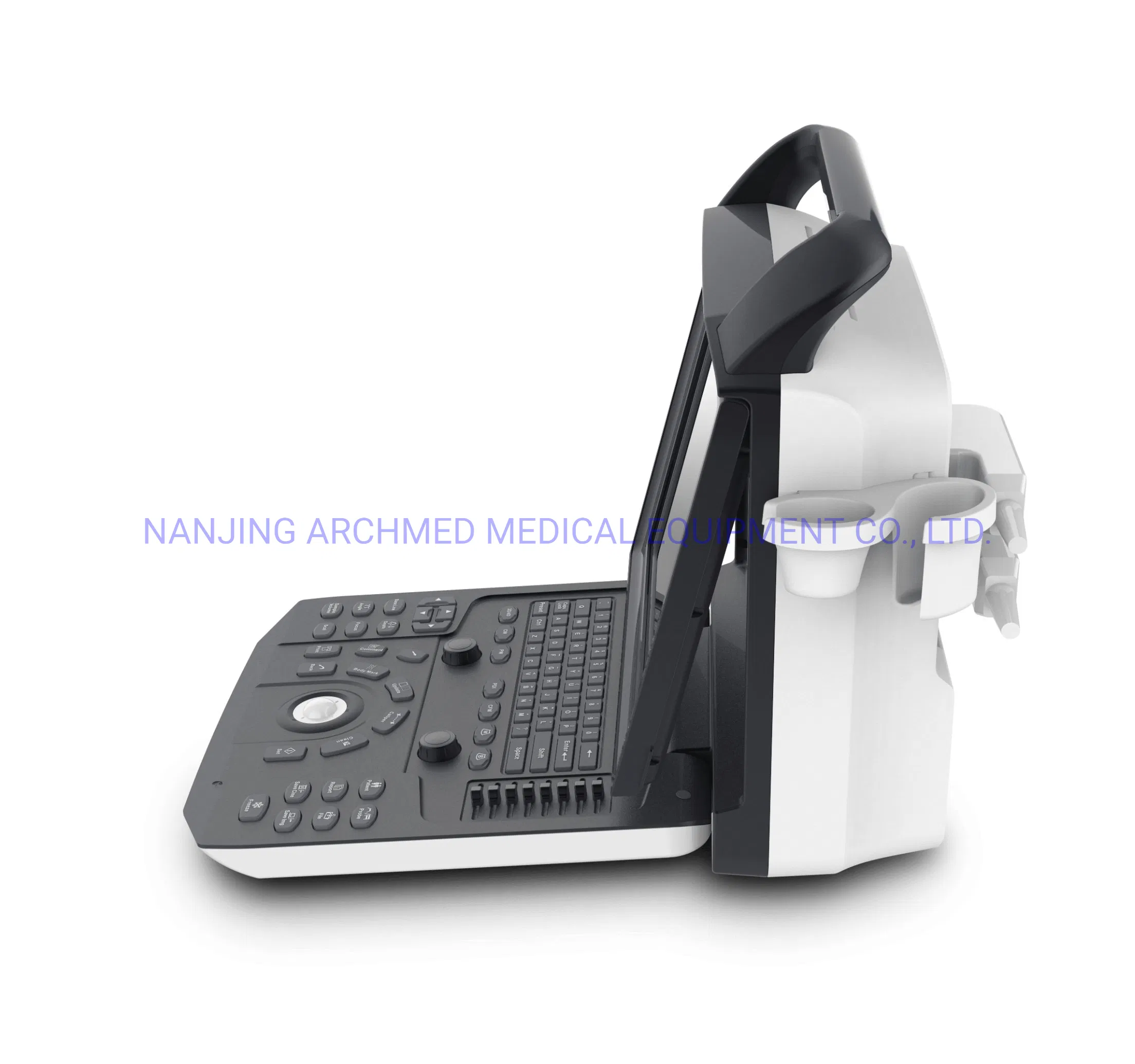 Medical Equipment Mobile Portable Color Doppler Ultrasound Scanner with 12″ LCD Monitor