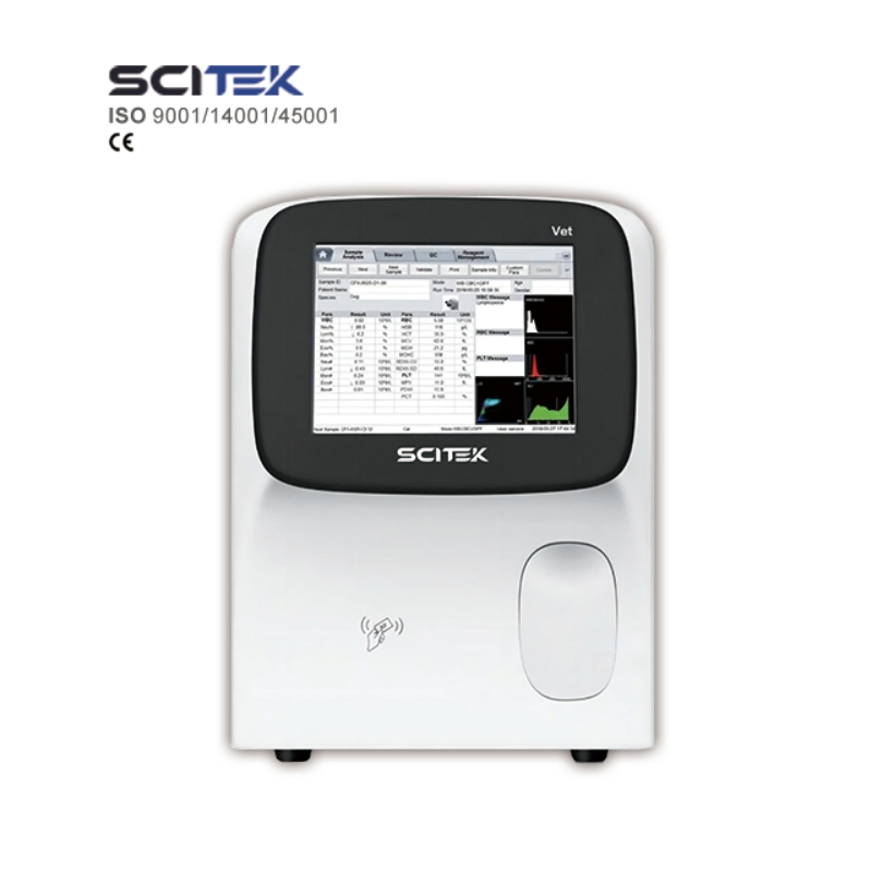 SCITEK 3 Part Auto Hematology Analyzer high-throughput testing large screen