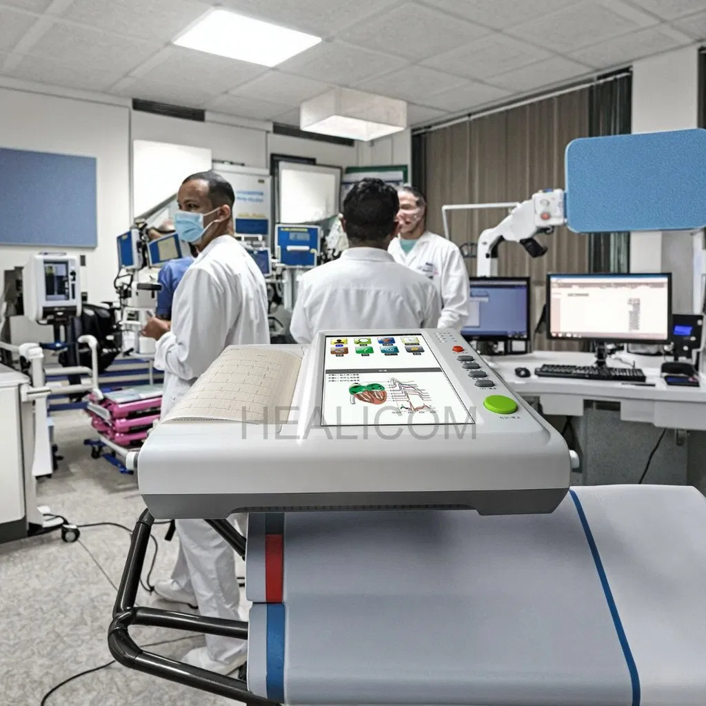 He-1201 Touch-Screen Digital 12 Lead ECG Electrocardiograph