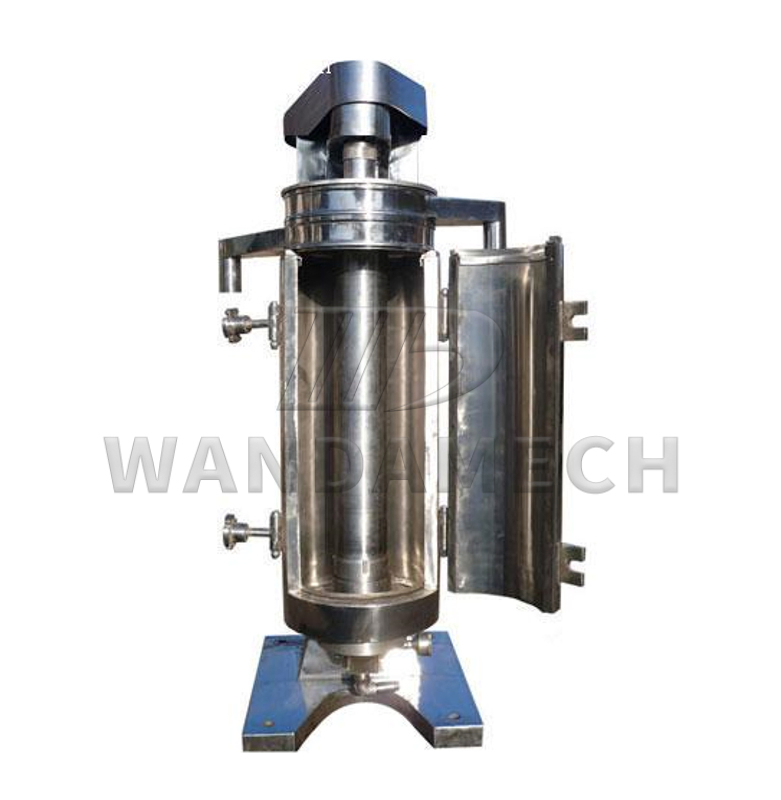 High Speed Tubular Centrifuge Protein / Yeast Dehydration Separator