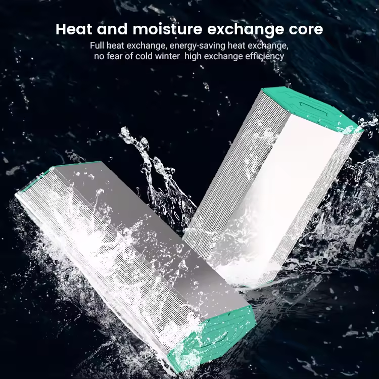 P5 New Model HVAC System Heat Recovery Ventilation Hrv Ventilator with Controller Optional UK Mvhr System