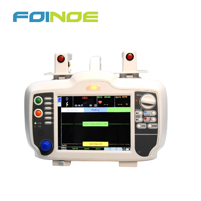Medical Device Rescue Equipment External Synchronous ECG Monitoring Hospital Emergency Defibrillator Monitor