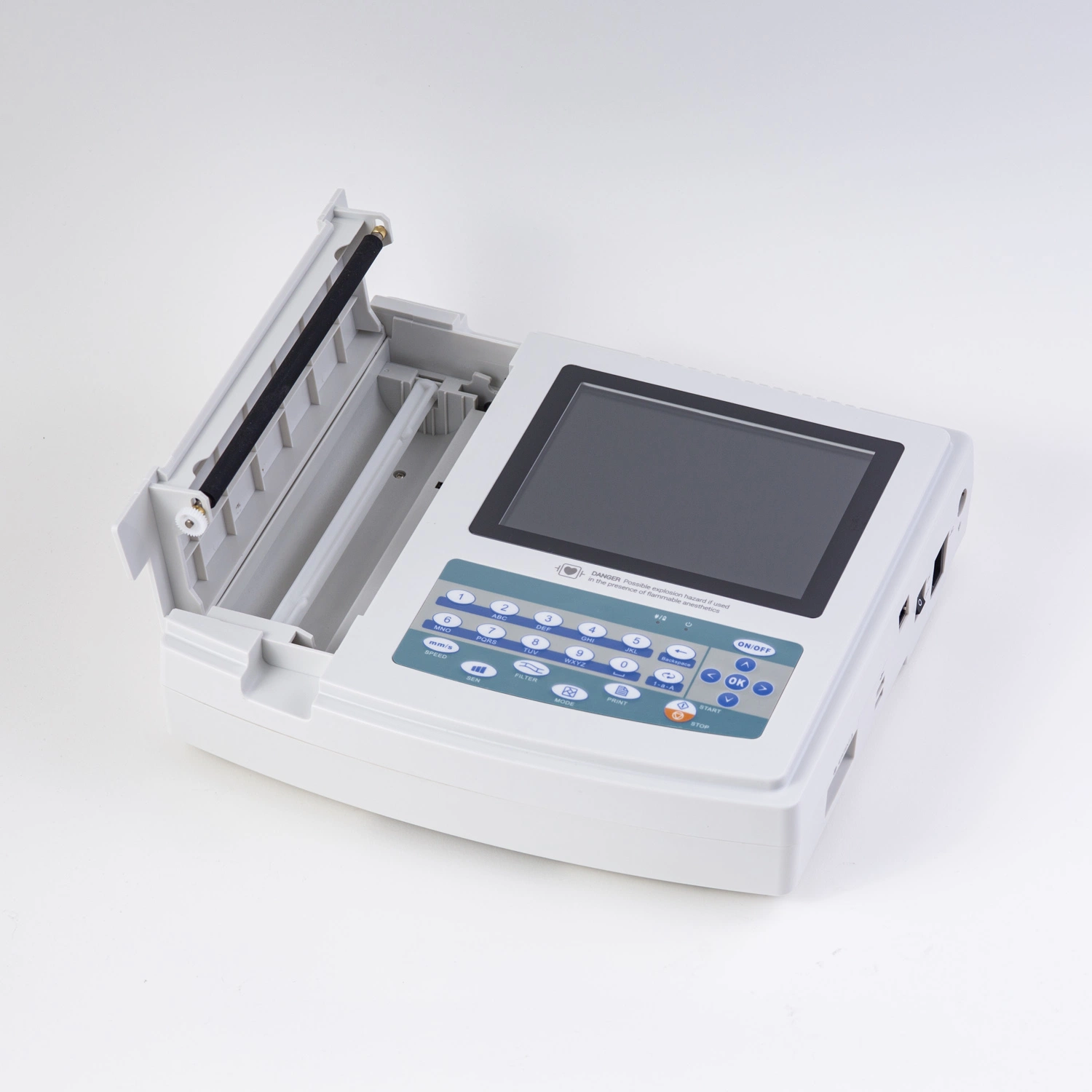 12 Lead 12 Channel Portable Electrocardiograph ECG Machine ECG1200g