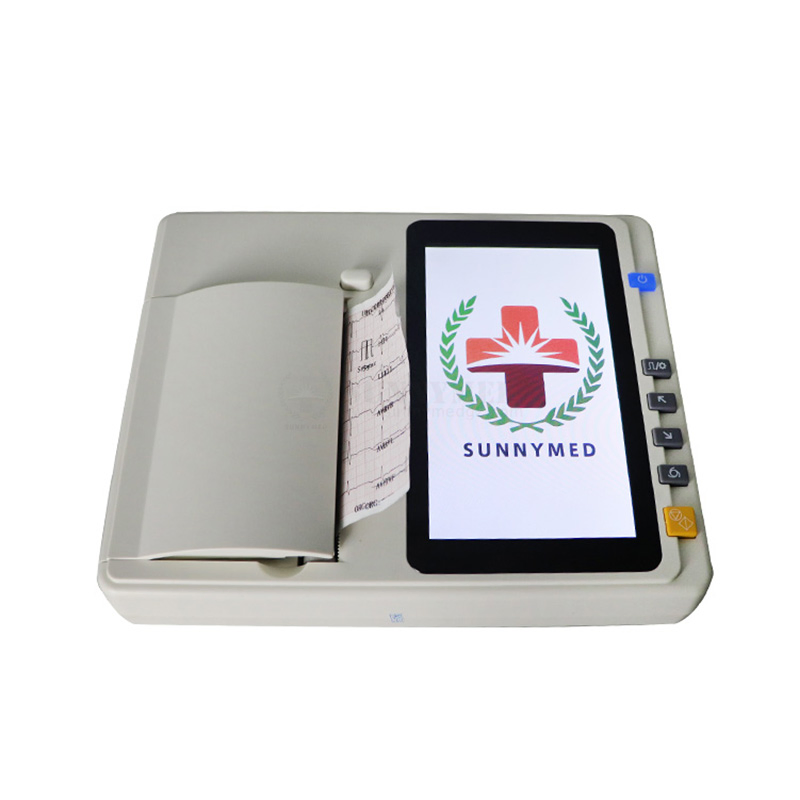 Sy-H006 Touch Screen Six Channels ECG Analysis Electrocardiograph ECG Device for Human