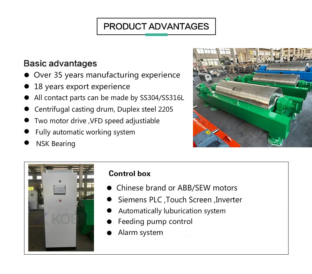 Horizontal Decanter Centrifuge