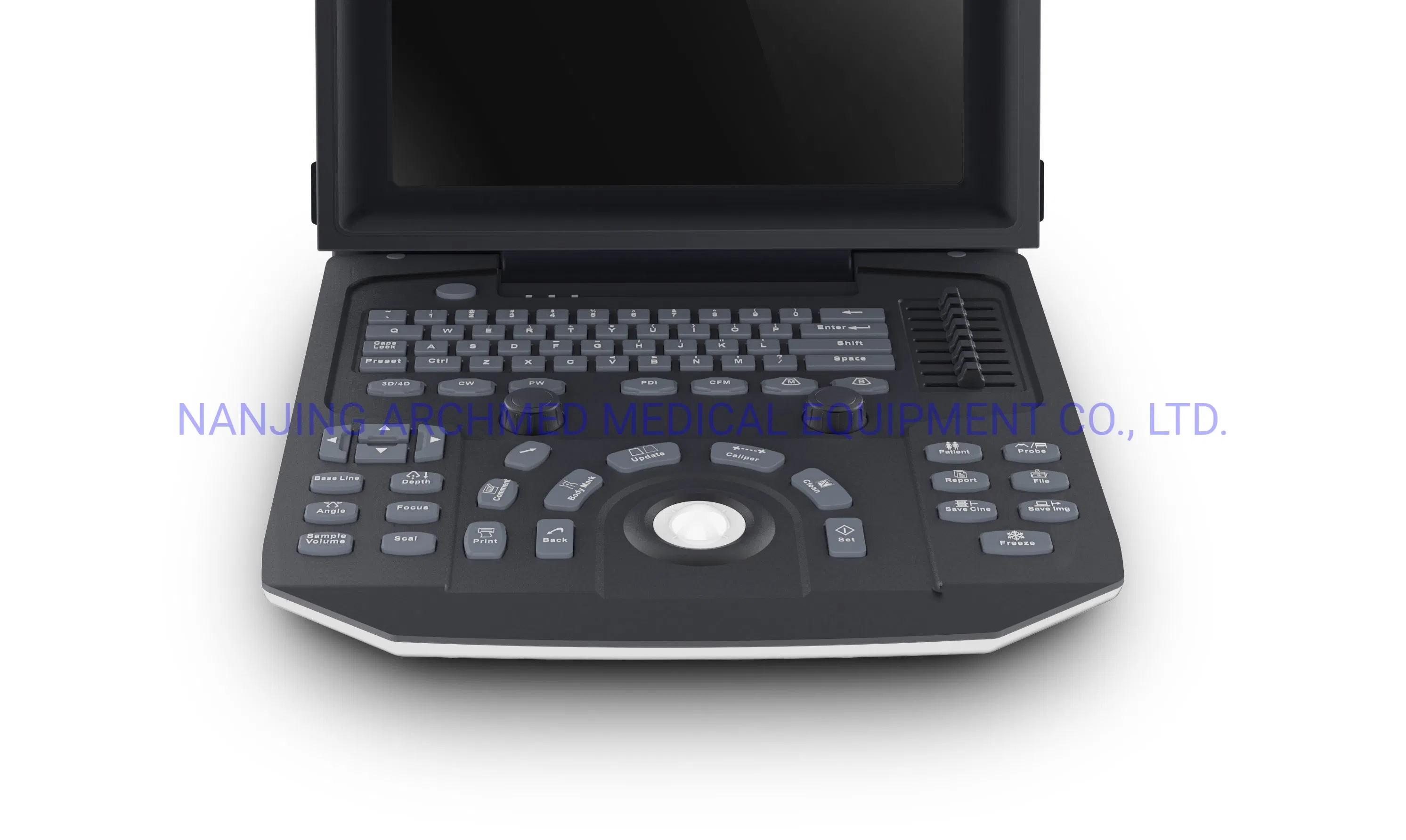 Medical Equipment Mobile Portable Color Doppler Ultrasound Scanner with 12″ LCD Monitor