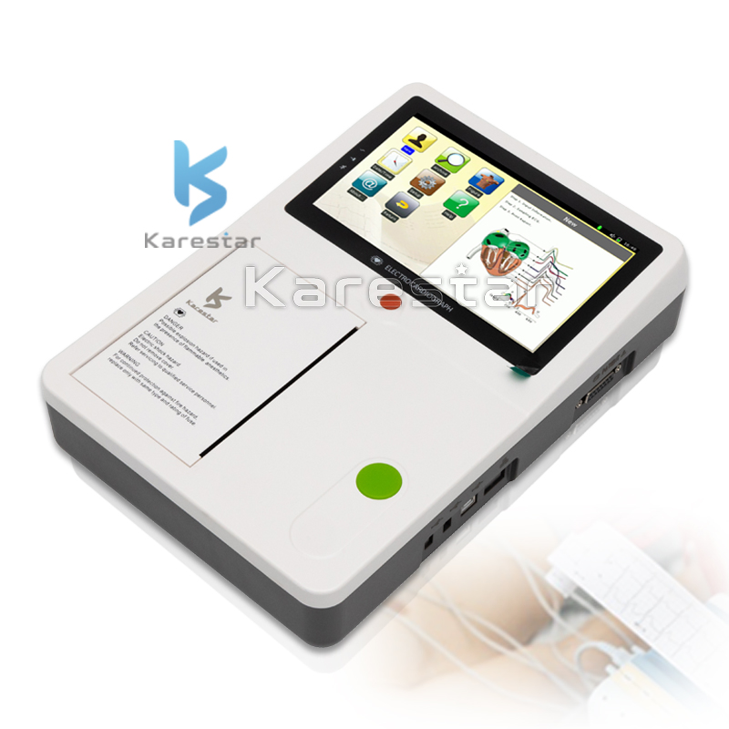 New Product K-Eb3 ECG Machine 3 Channel Digital Electrocardiograph Machine Price 12 Lead ECG EKG