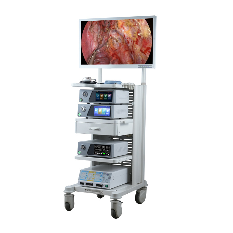 Medical 4K UHD Laparoscopic Tower Complete Endoscope Camera System Set