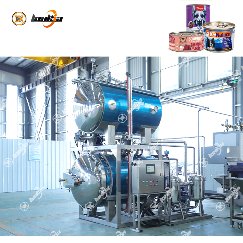 High Pressure Steam Water Retort Machine Food Sterilizer Can Autoclave Sterilization Equipment