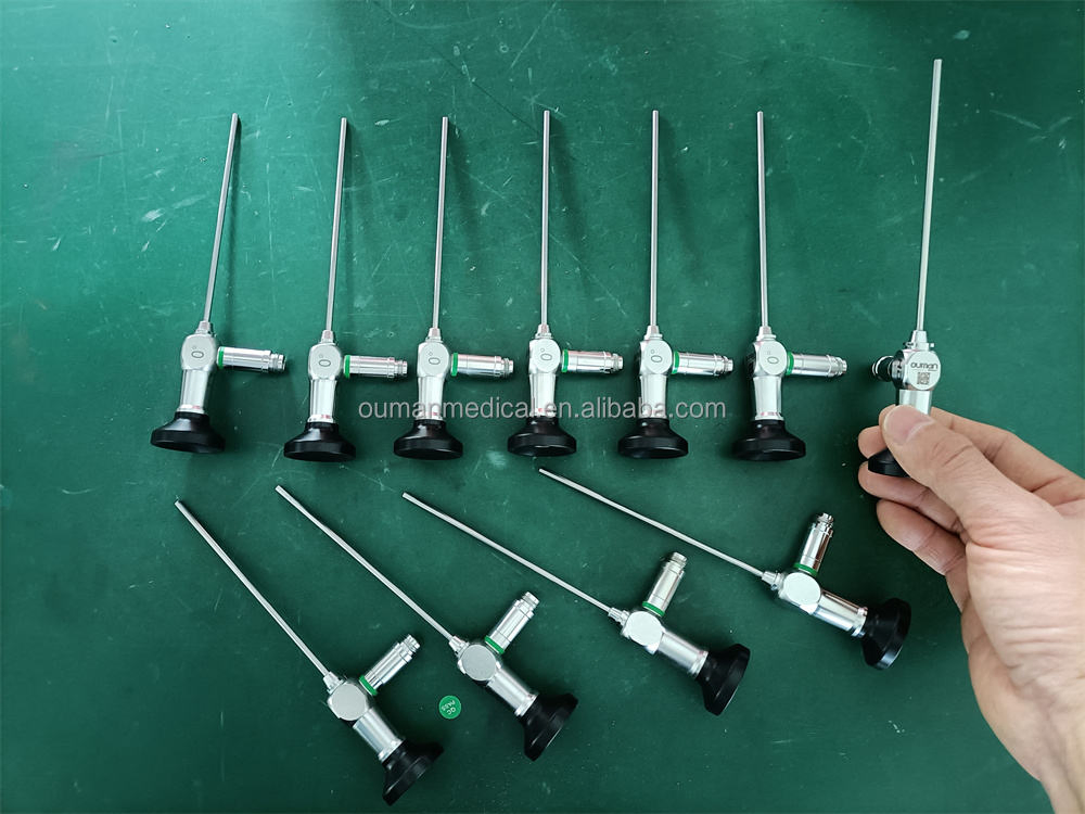 Ouman Rigid Ent Endoscope Nasal Sinuscope 4mm 0/30/70 Degree