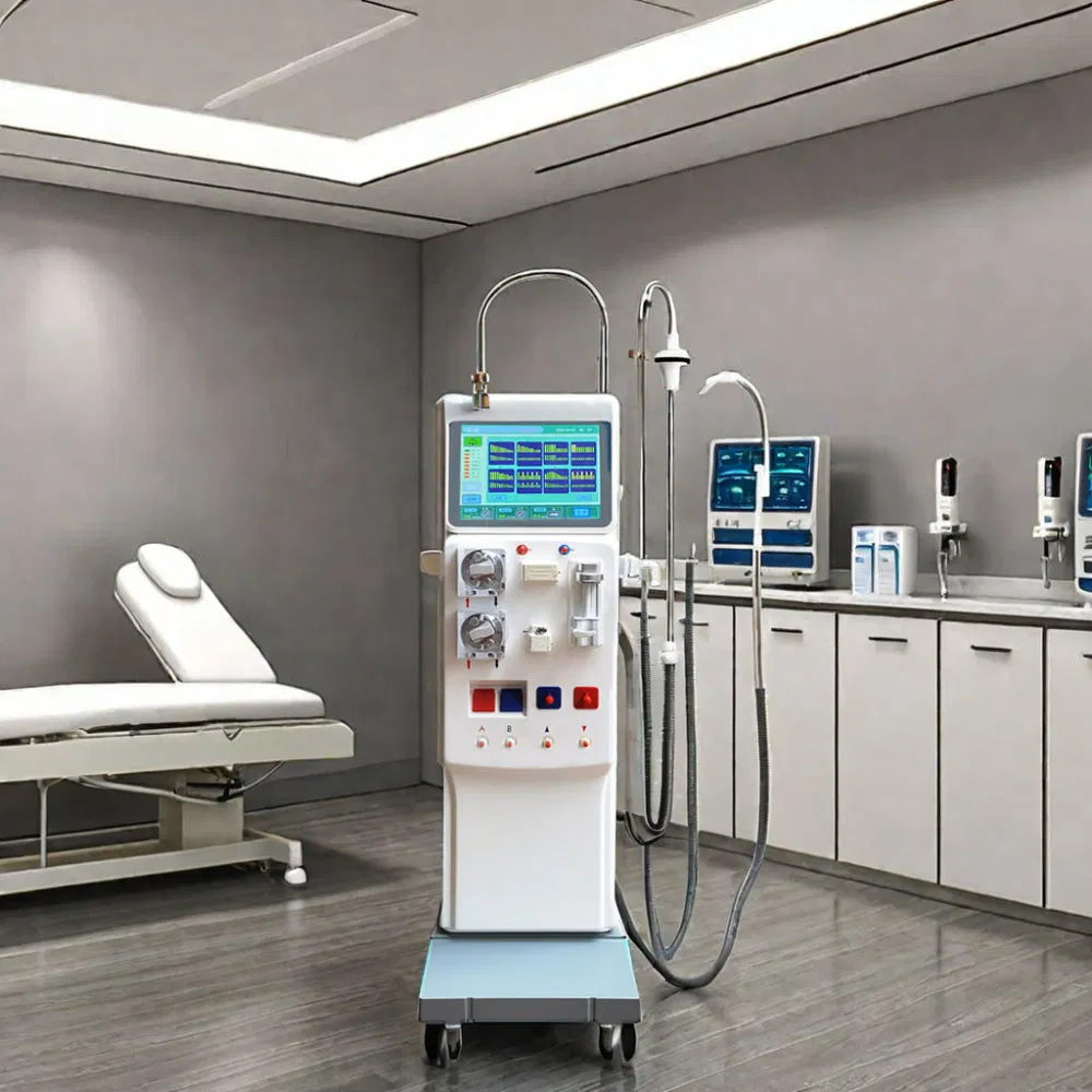 H-T2008-B Medical LCD Display Double Pump Hemodialysis Dialysis Machine