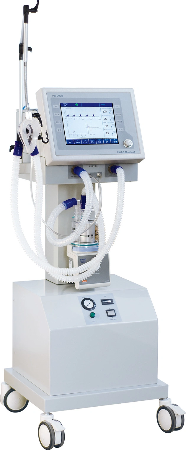 Automatic Medical ICU Ventilator with 10.4 Inch High Visibility Color TFT Display