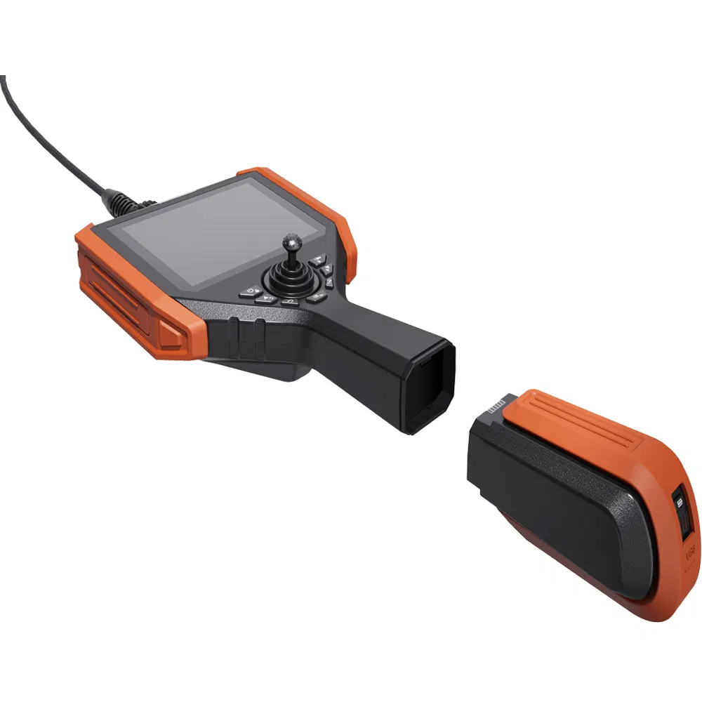 6.0mm Lens HD Industrial Video Endoscope 360 Joystick Rotation Portable Borescope Inspection Camera