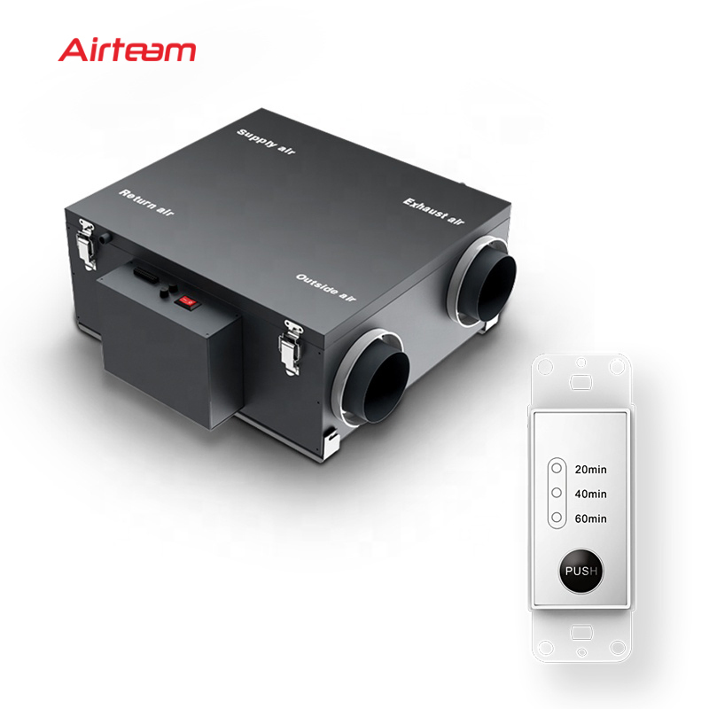 Ceiling Heat Exchanger Erv Hrv Air Handling Unit Recuperator Energy Recovery Ventilator