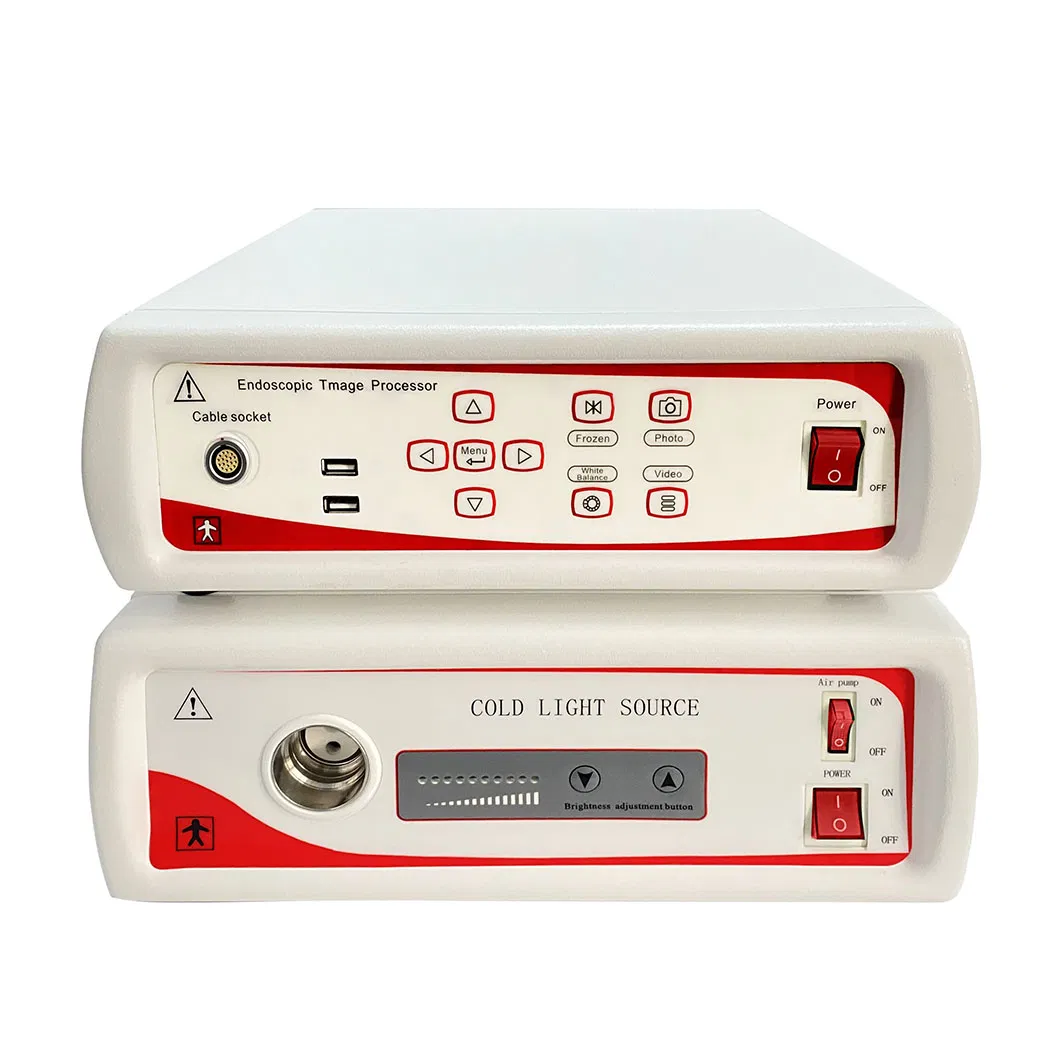 High Quality 2 in 1 Video Endoscope Flexible Waterproof Colonoscopy Gastroscopy