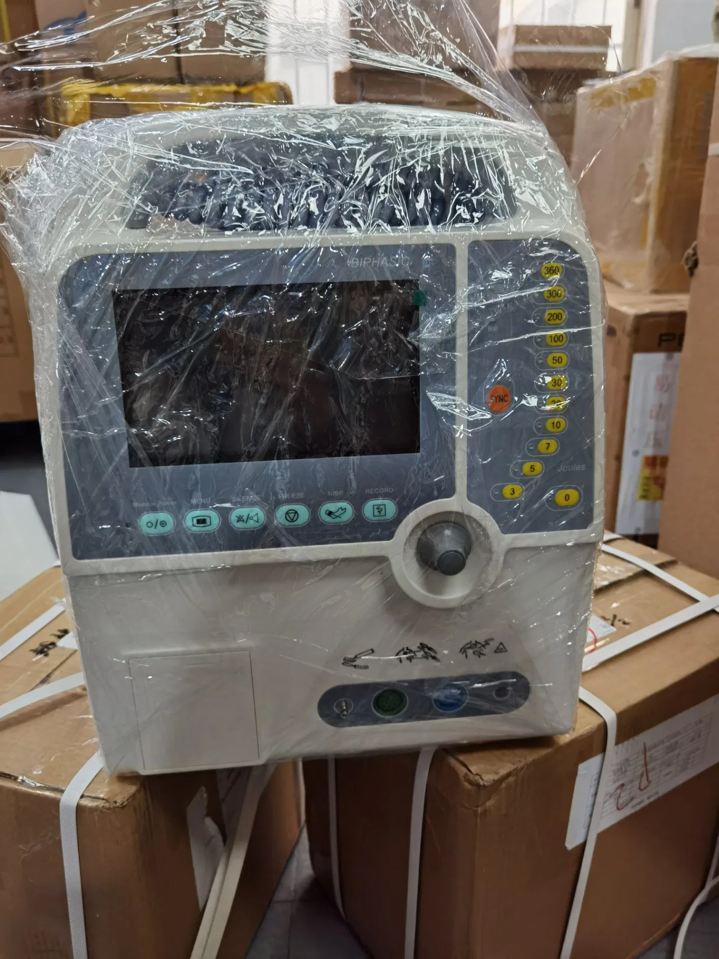 Ys-8000c Hospital Monophasic Portable Defibrillator