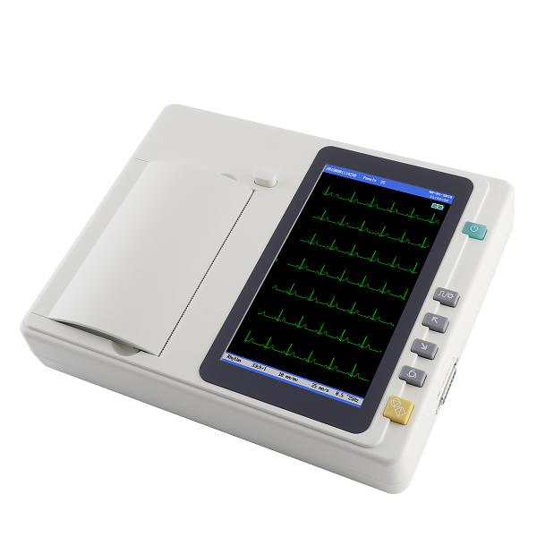 ECG Machine Electrocardiograph 12 Leads 6 Channels ECG Machine