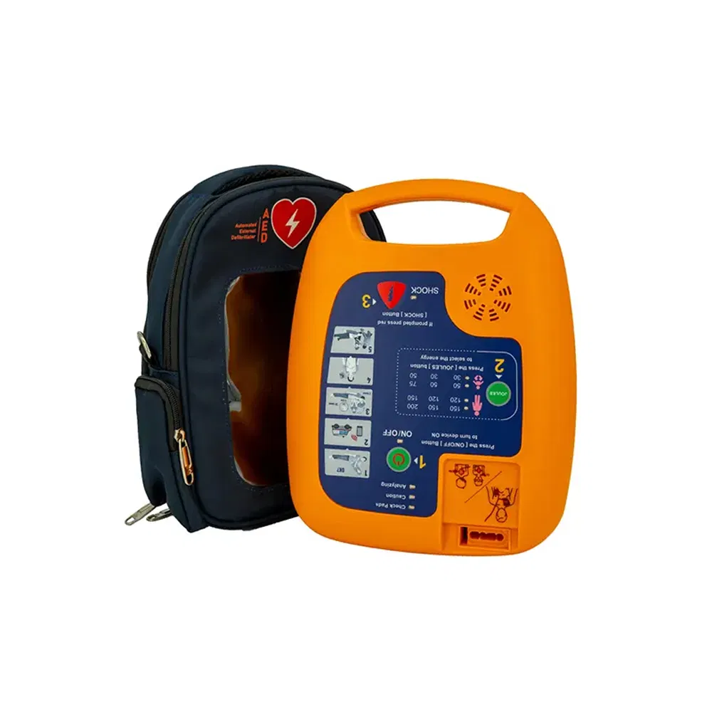 Medical Equipment Portable Backpack Aed Automated External Defibrillator for Hospital and Clinic