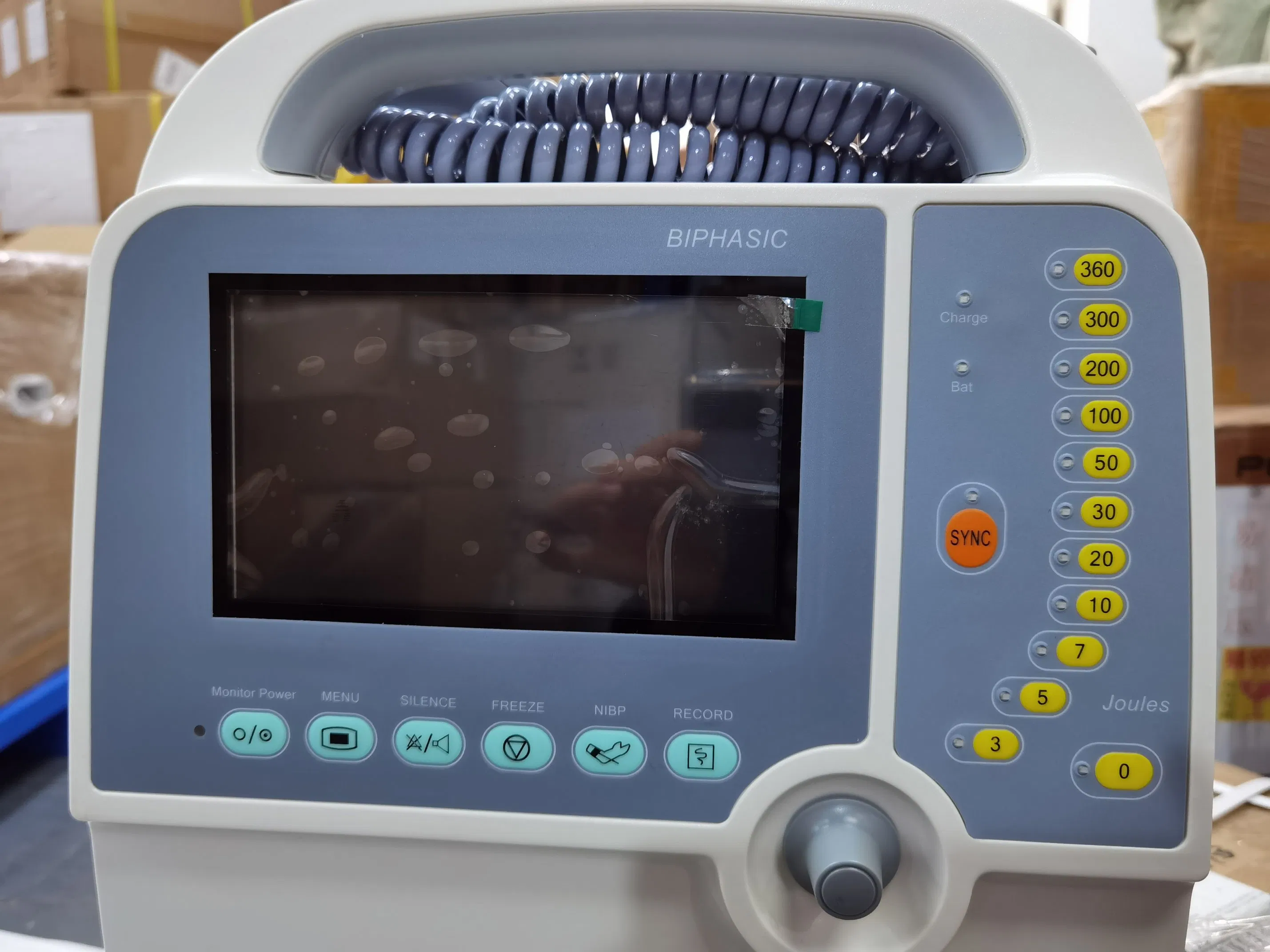 Ys-8000c Hospital Monophasic Portable Defibrillator