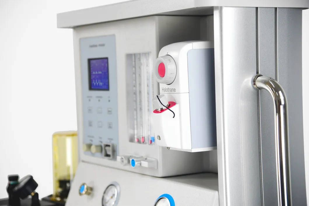 Anesthesia Machine Side View