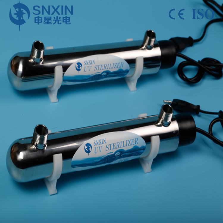 12W 1gpm UV Sterilizer Ultraviolet 304ss Suitable for Water Disinfection System with CE ISO RoHS Saso Approval