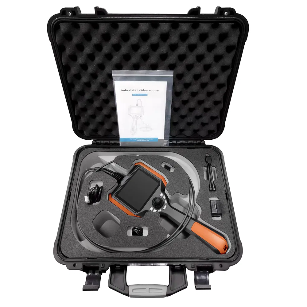 6.0mm Lens HD Industrial Video Endoscope 360 Joystick Rotation Portable Borescope Inspection Camera
