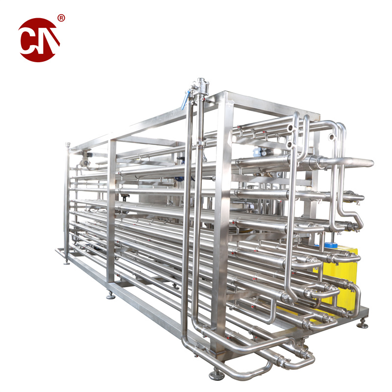 Automatic Milk Tubular Pasteurizer Dairy Processing Line Sterilization Machine 5000L/H Uht Sterilizer