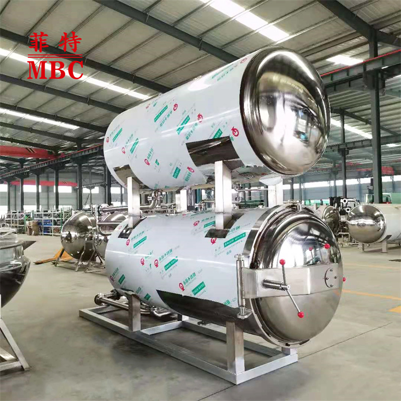 Automatic electricity steam heating Dairy Meat Bottles Cans Tins Food &nbsp;autoclave machine water spray retort sterilization machine food sterilizer