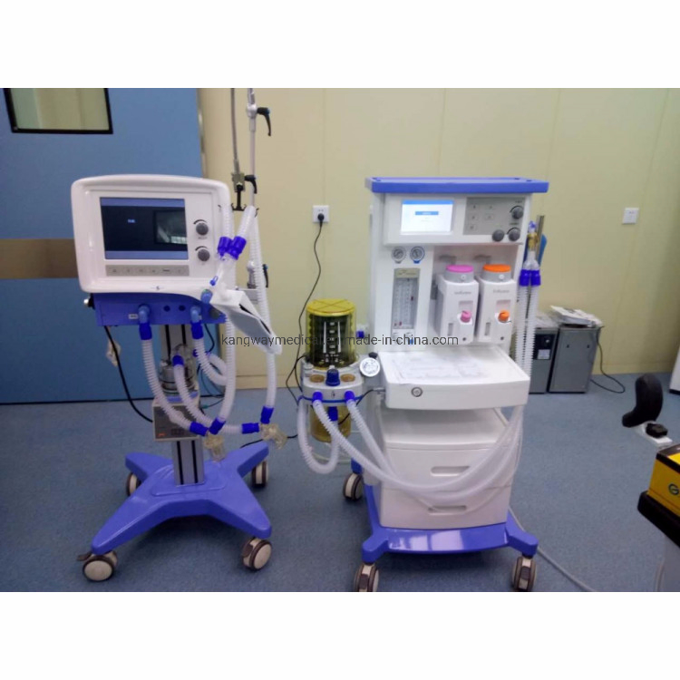 Hospital Medical ICU Ventilator with Air Compressor for Adult/Pediatric