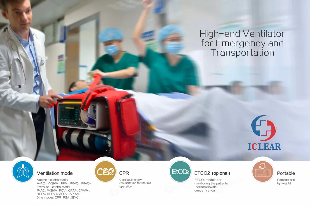 Emergency Transport Ventilator Main View