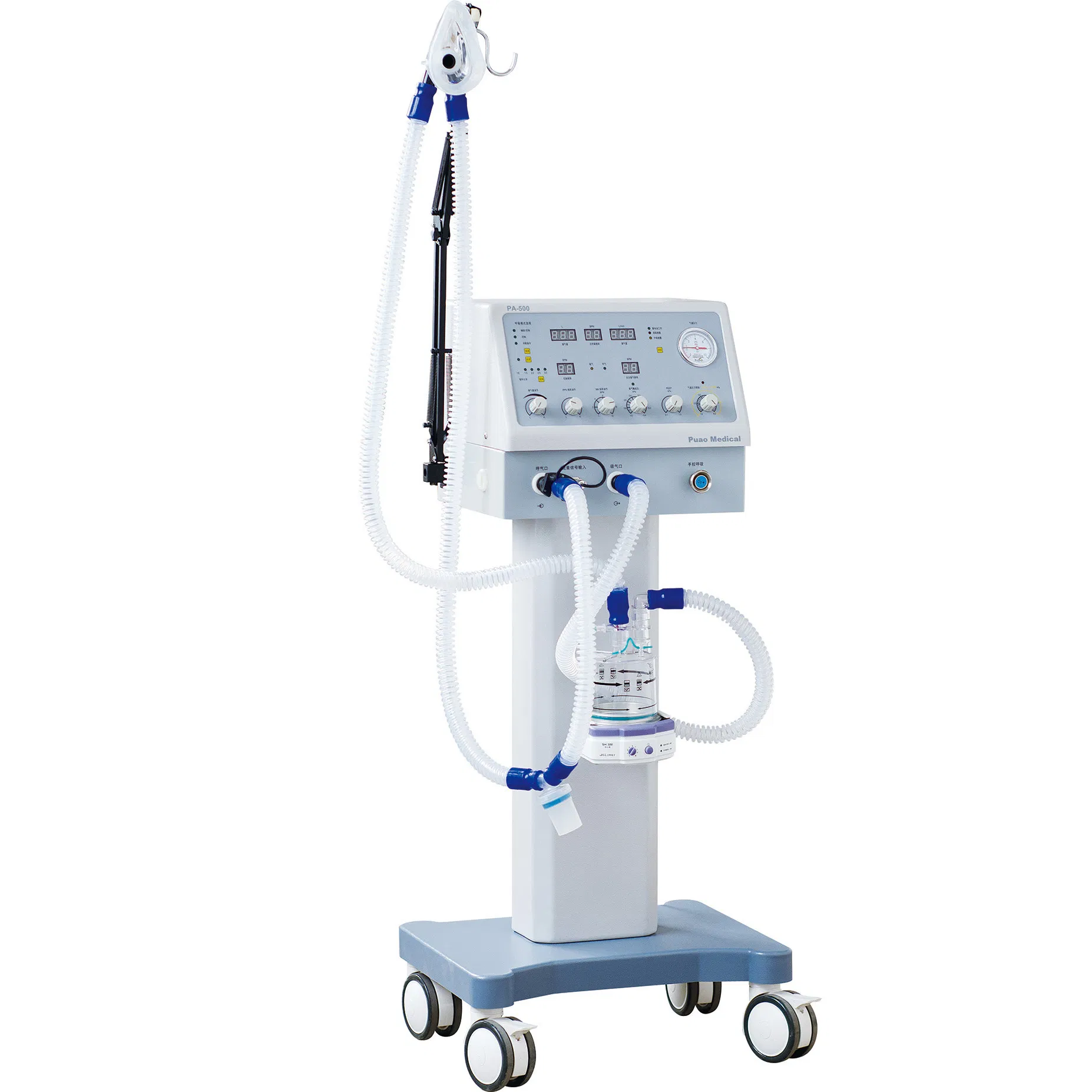 Medical Equipment Manufacturer Wholesale Economical Emergency Hospital Clinic ICU Medical Ventilator