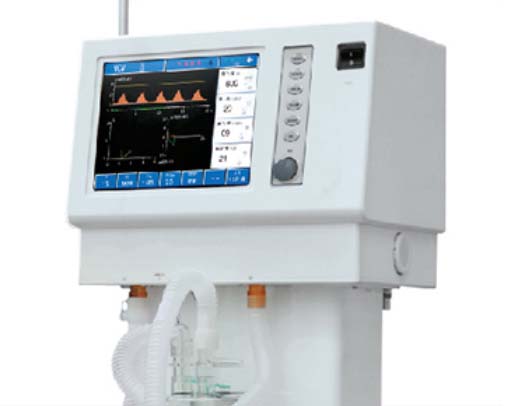 Hospital Mechanical Ventilation Devices 12.1'' Touch Screen Positive Pressure Non-invasive Breathing Apparatus for ICU Use