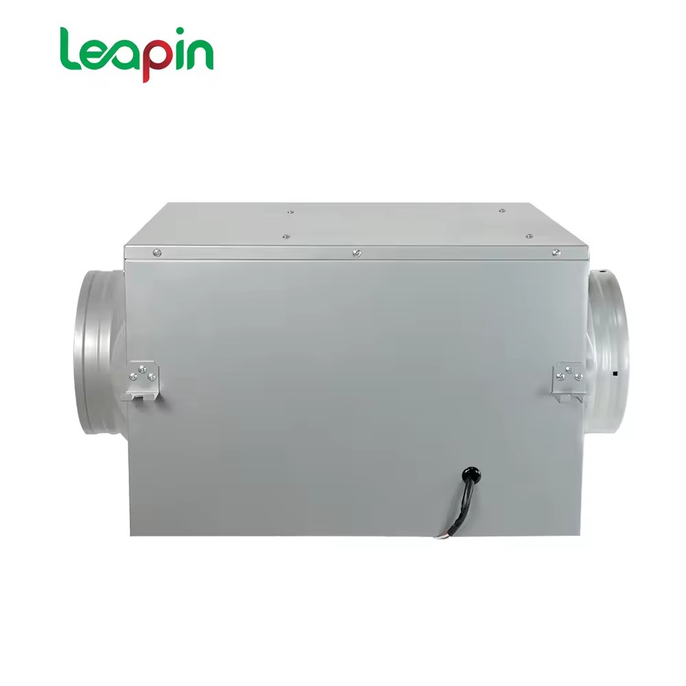 Office &amp; Residential Whole-House Fresh Air Ventilator with Inline Centrifugal Duct Fan and Purification System