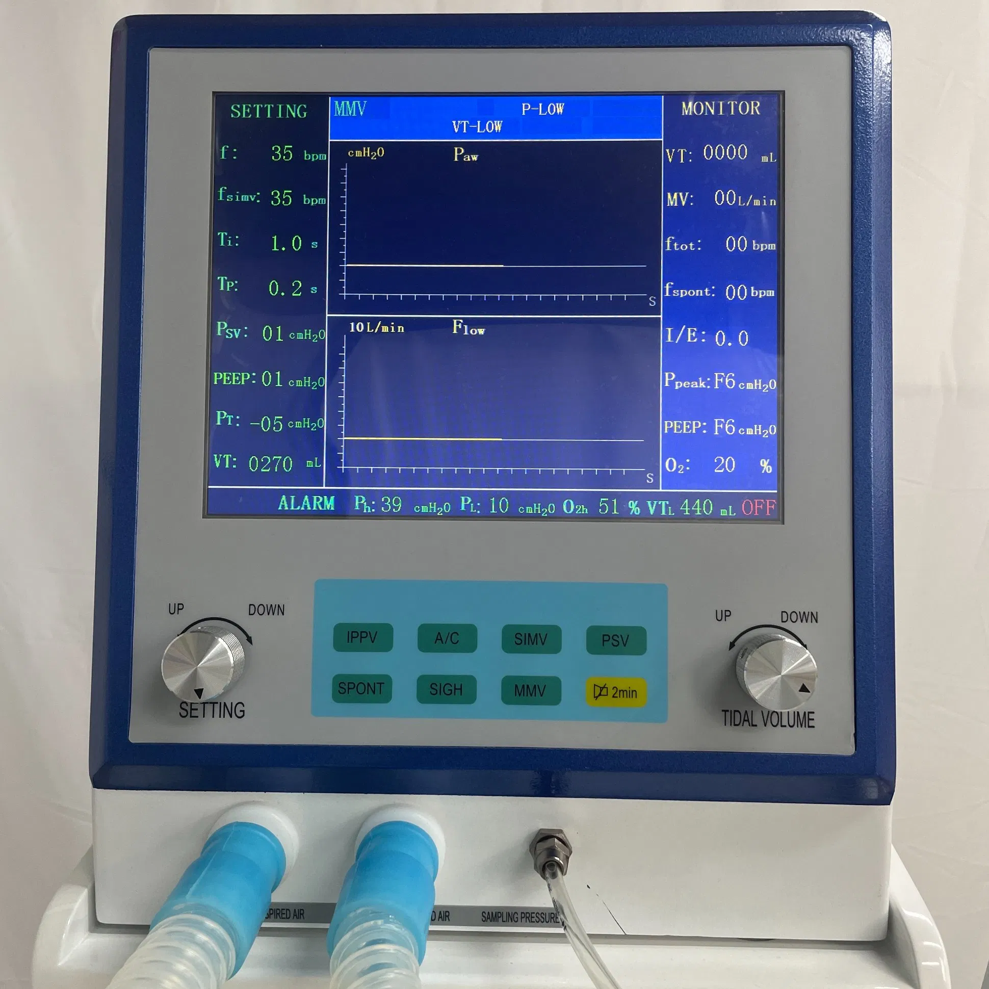 Tailored for Critical Care Patients ICU Ventilator Equipment