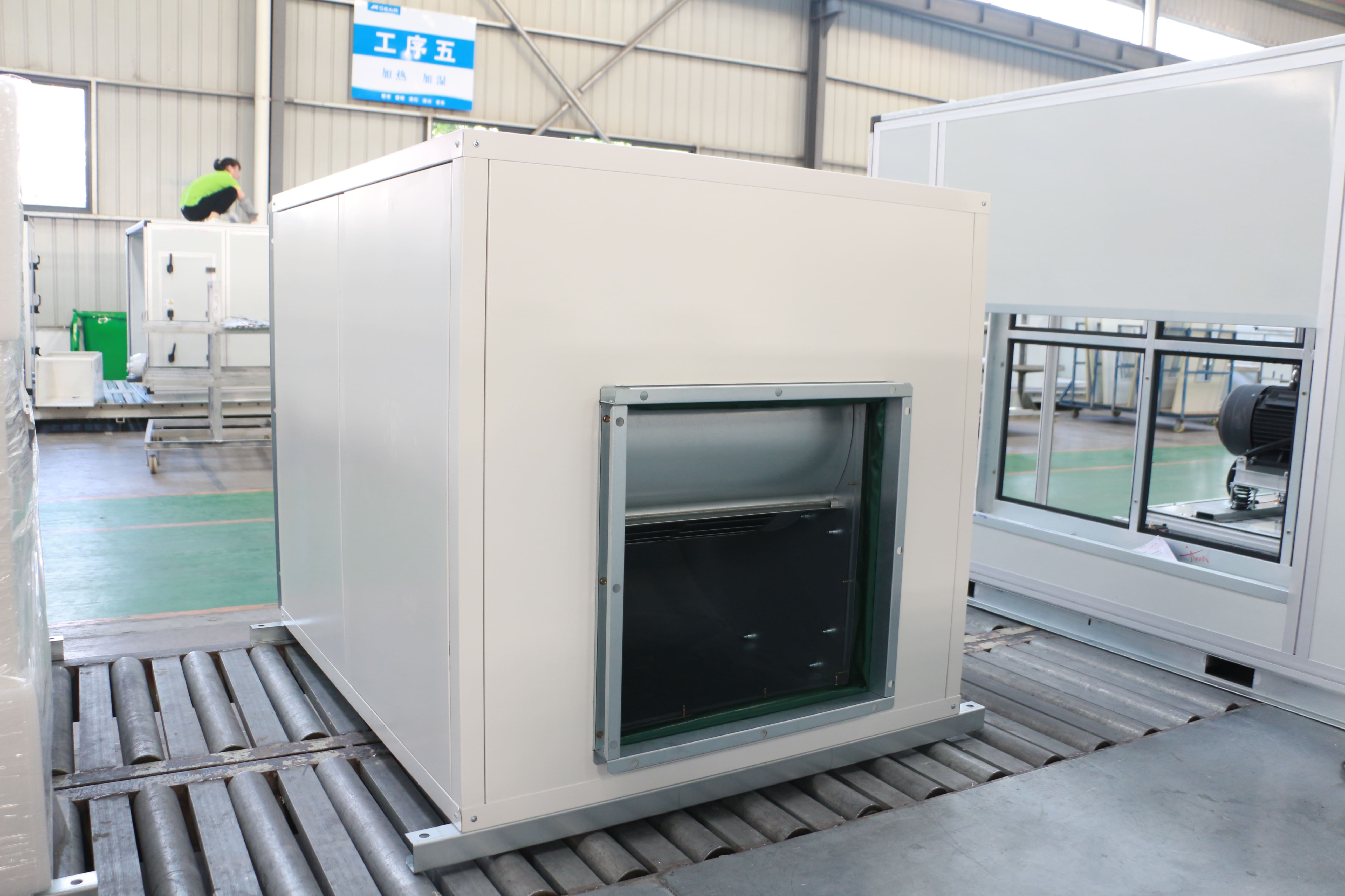 2024 Single Room Touch Screen Ventilation System Heat Recovery Ventilator Home Energy Wall Rooftop Health House Families