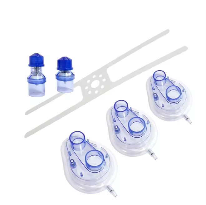 Wholesale Dual Port CPAP Mask PEEP Valve Air Cushion Non-Invasive Ventilation Mask NIV CPAP Mask